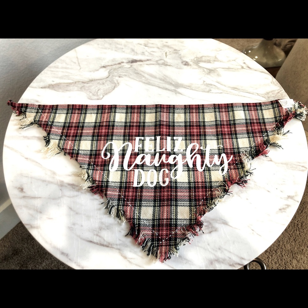 Mud Pie Holiday Dog Bandana